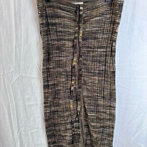 GUESS Cinched Front Anika Multicolor Striped 
Ribbed skirt